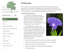 Tablet Screenshot of hudsongardenclub.org